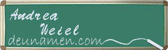 Andrea Weiel Visitenkarte